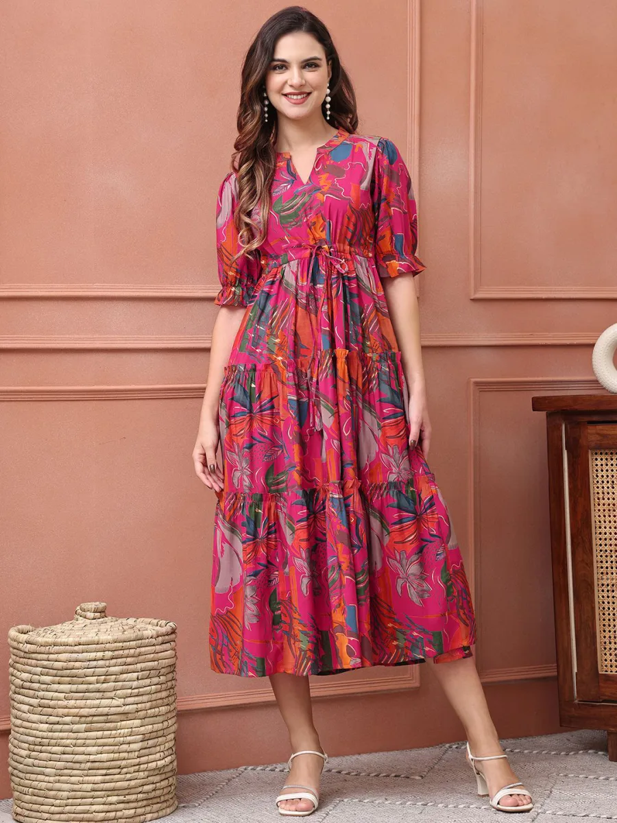 Women  Fit & Flare Midi Dress