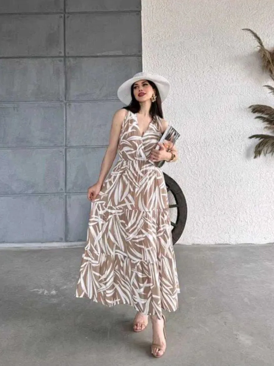 Printed Maxi Dress