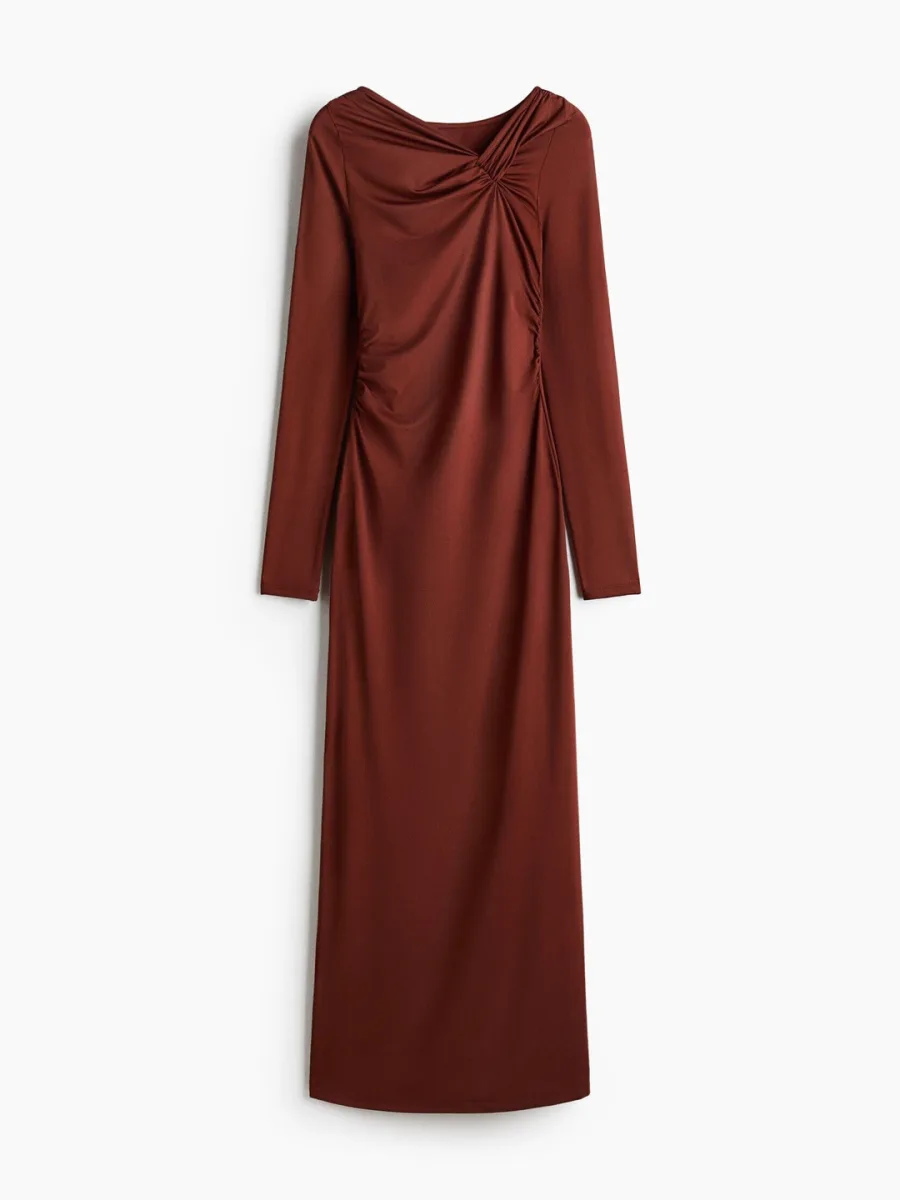 Draped Jersey Dress
