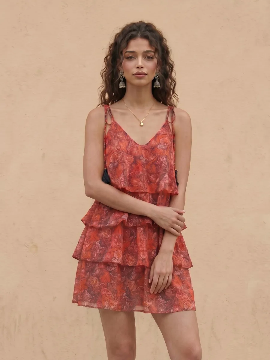Ethnic Motifs Printed Dress