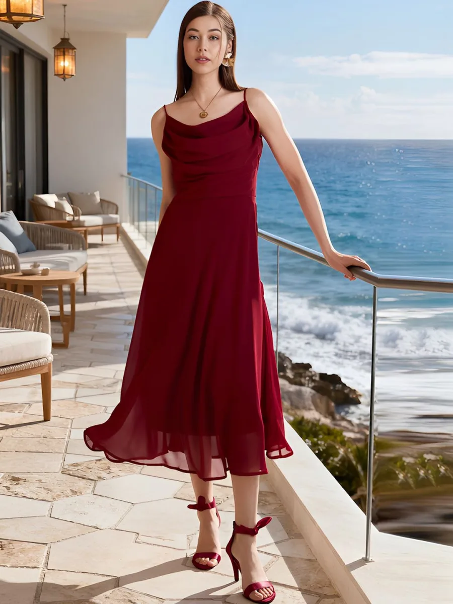 Fit & Flare Midi Dress