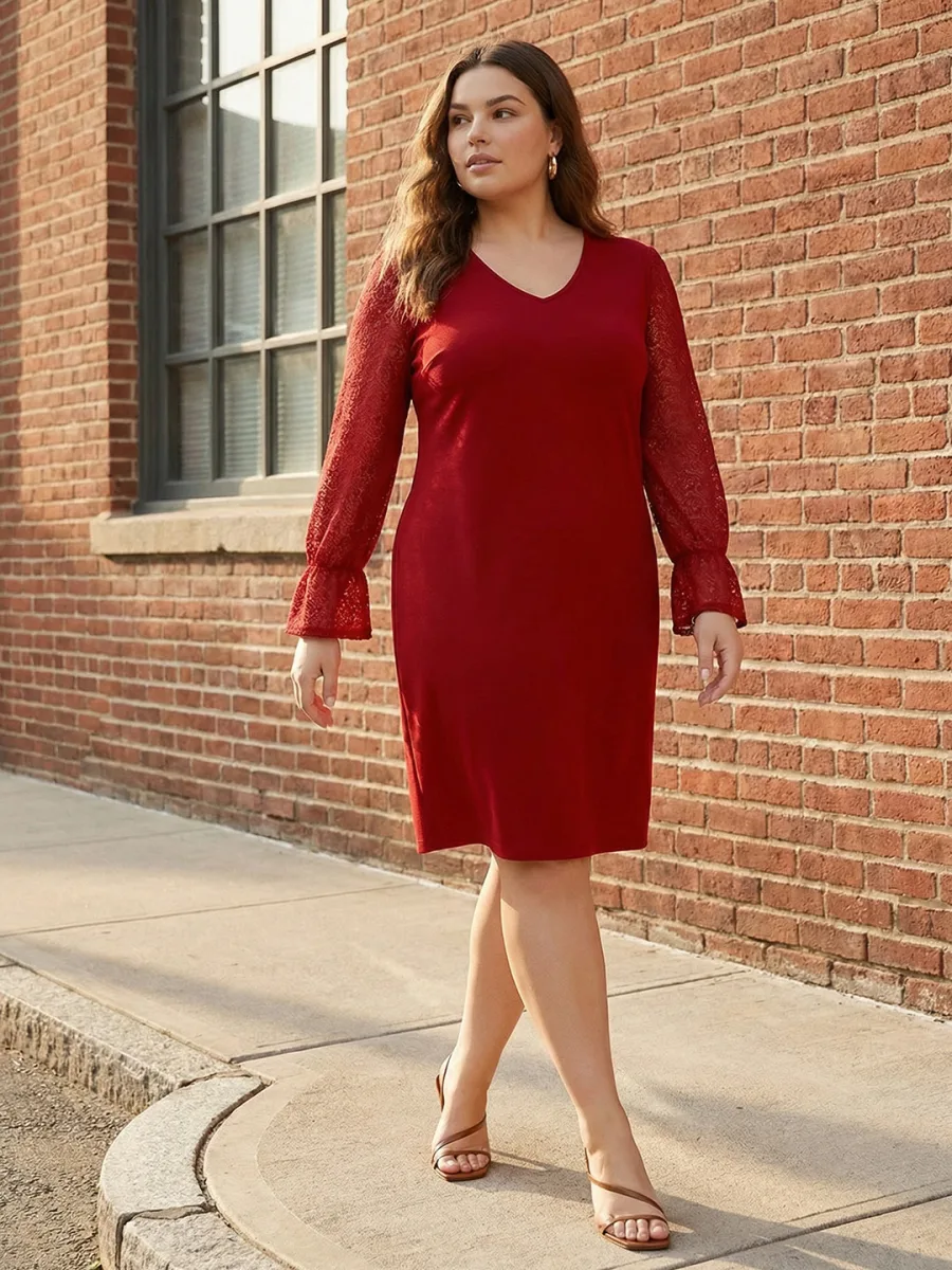 Plus Size Sheath Dress