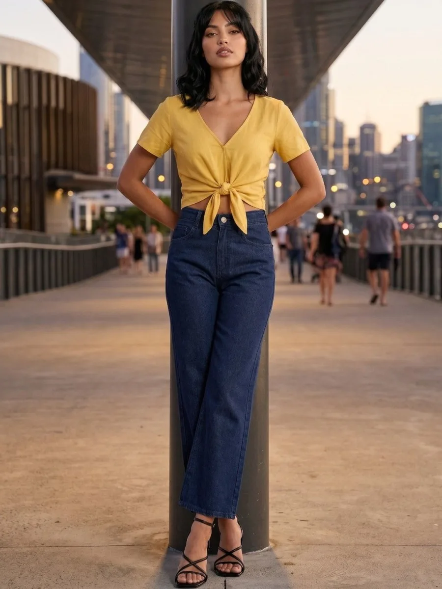 Hydrating Wide Leg Jeans