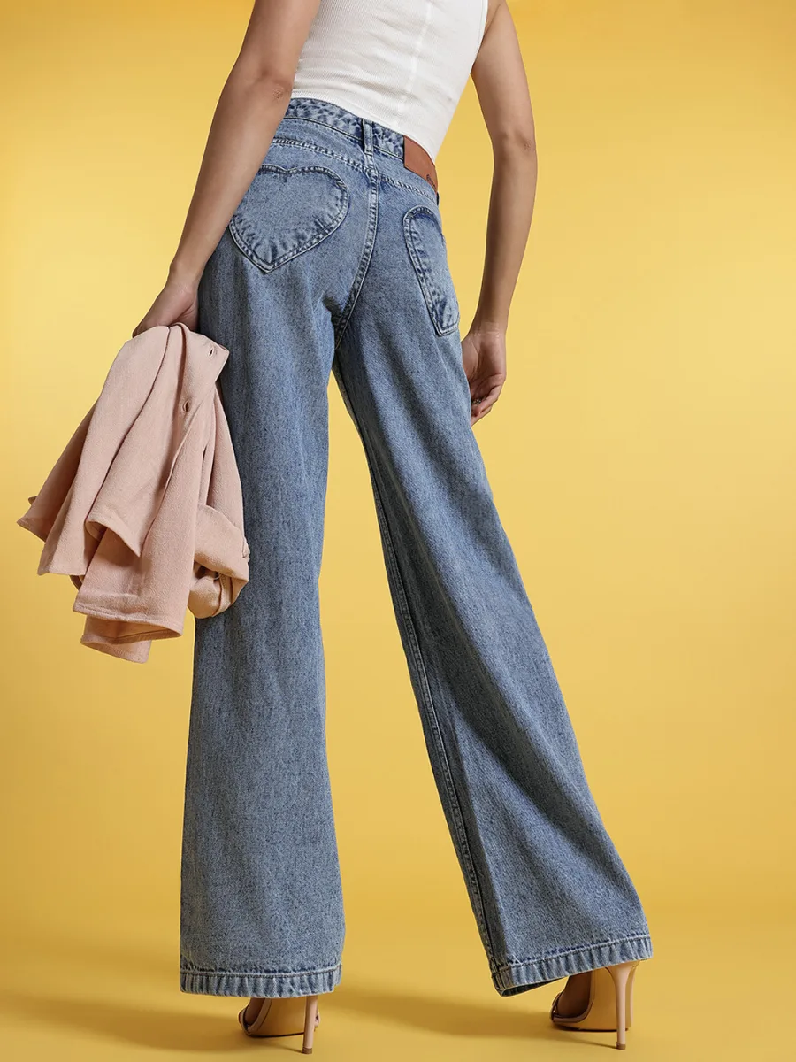 Women Wide Leg Fit Jeans