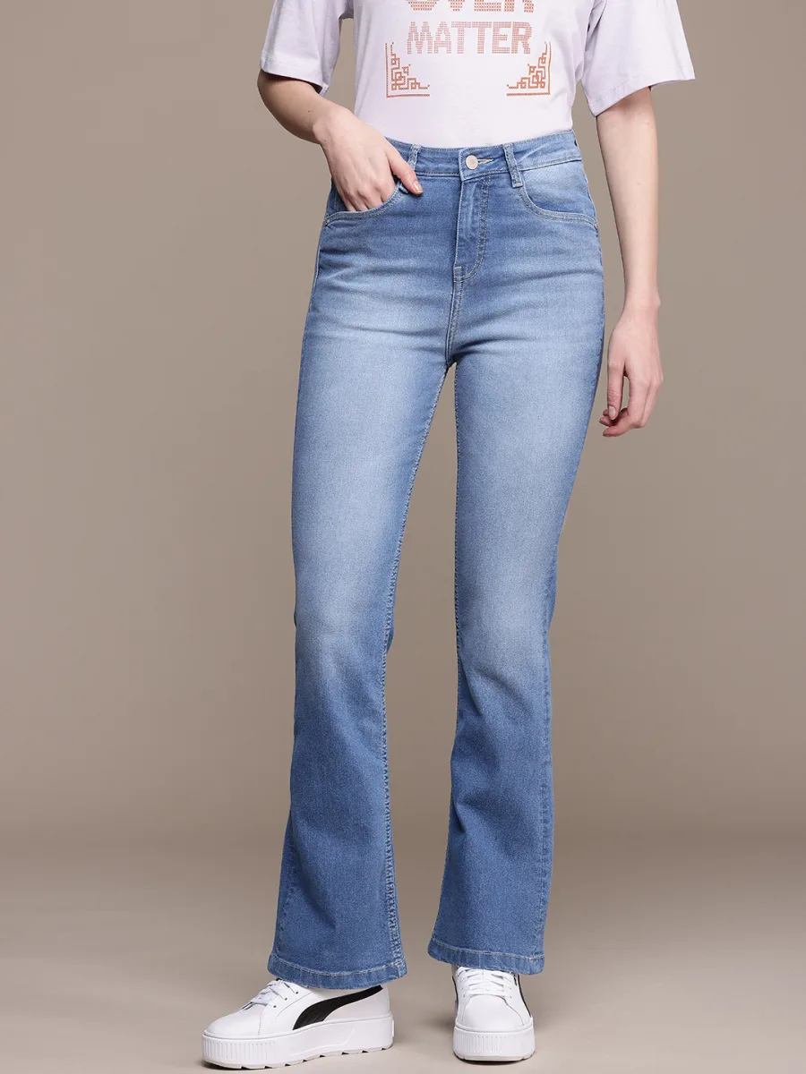 Women Bootcut High-Rise Jeans