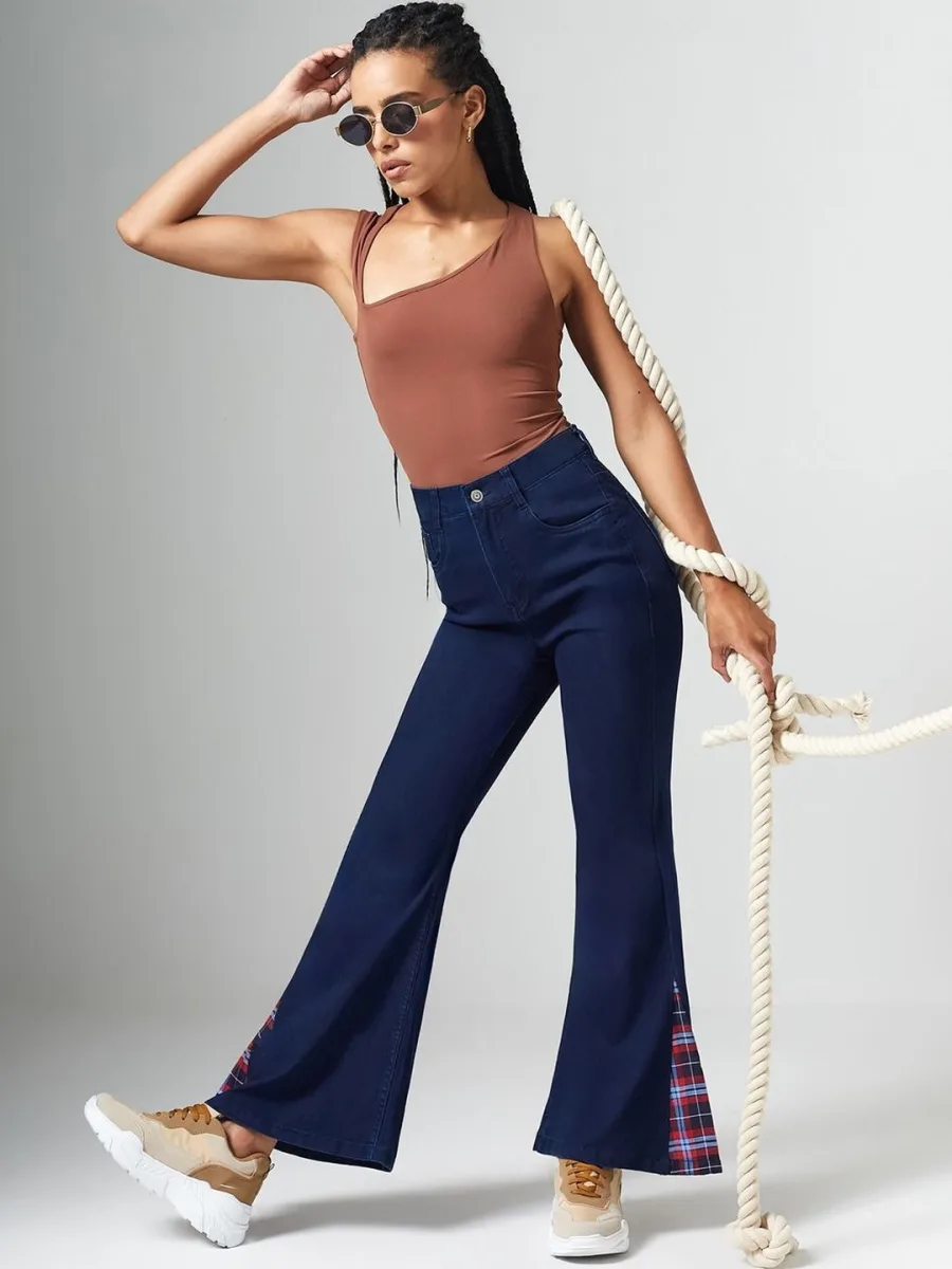 Matte Bootcut Jeans
