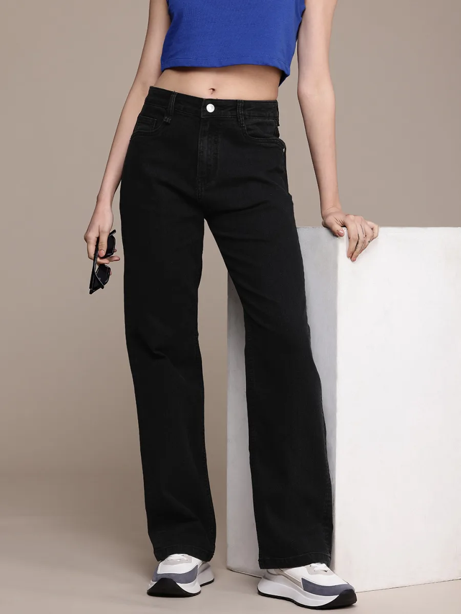 Women Straight High-Rise Jeans