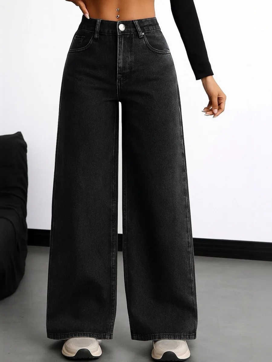 Signature High-Rise Jeans — Blush