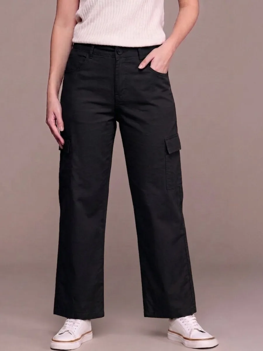 Matte Bootcut Jeans — Ivory
