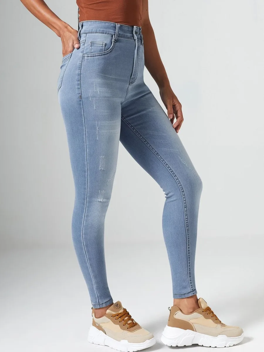 Women Skinny Fit High-Rise Jeans