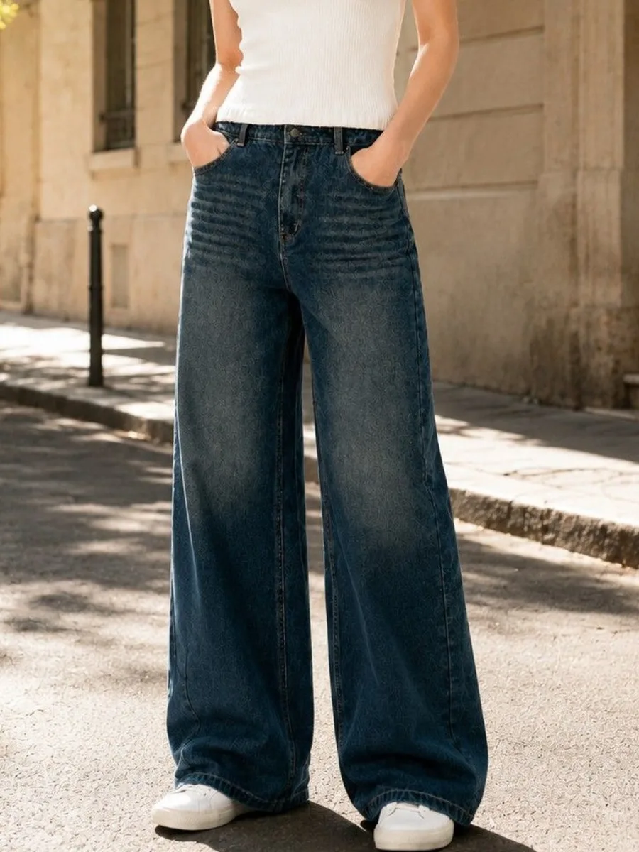 Baggy High Rise Women Jeans