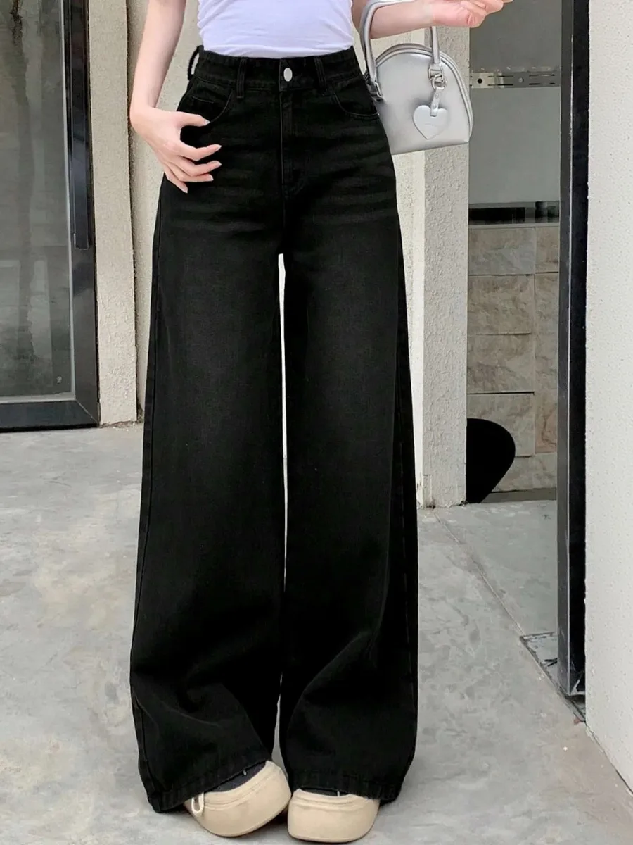 Premium Wide Leg Jeans — Espresso