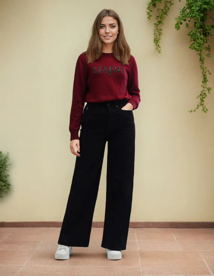 Nourishing Bootcut Jeans — Coral