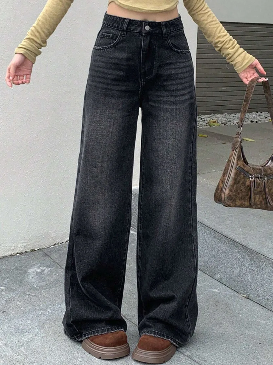 High-Rise Light Fade Jeans