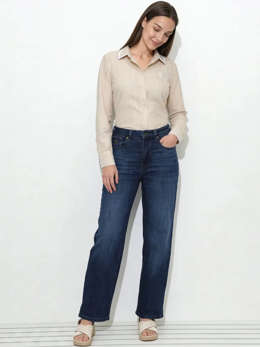 Women Straight Fit High-Rise Jeans