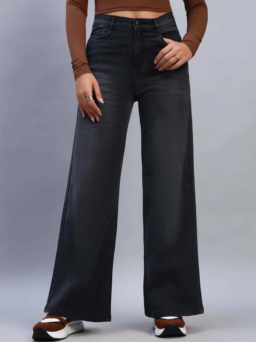 Women Flared High-Rise Jeans