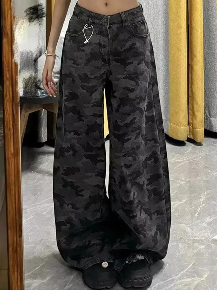 Women Wide Leg Baggy Jeans