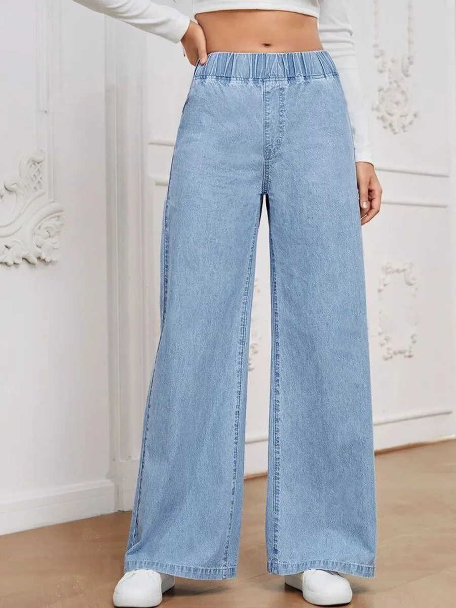 Women Boyfriend Fit High-Rise Jeans