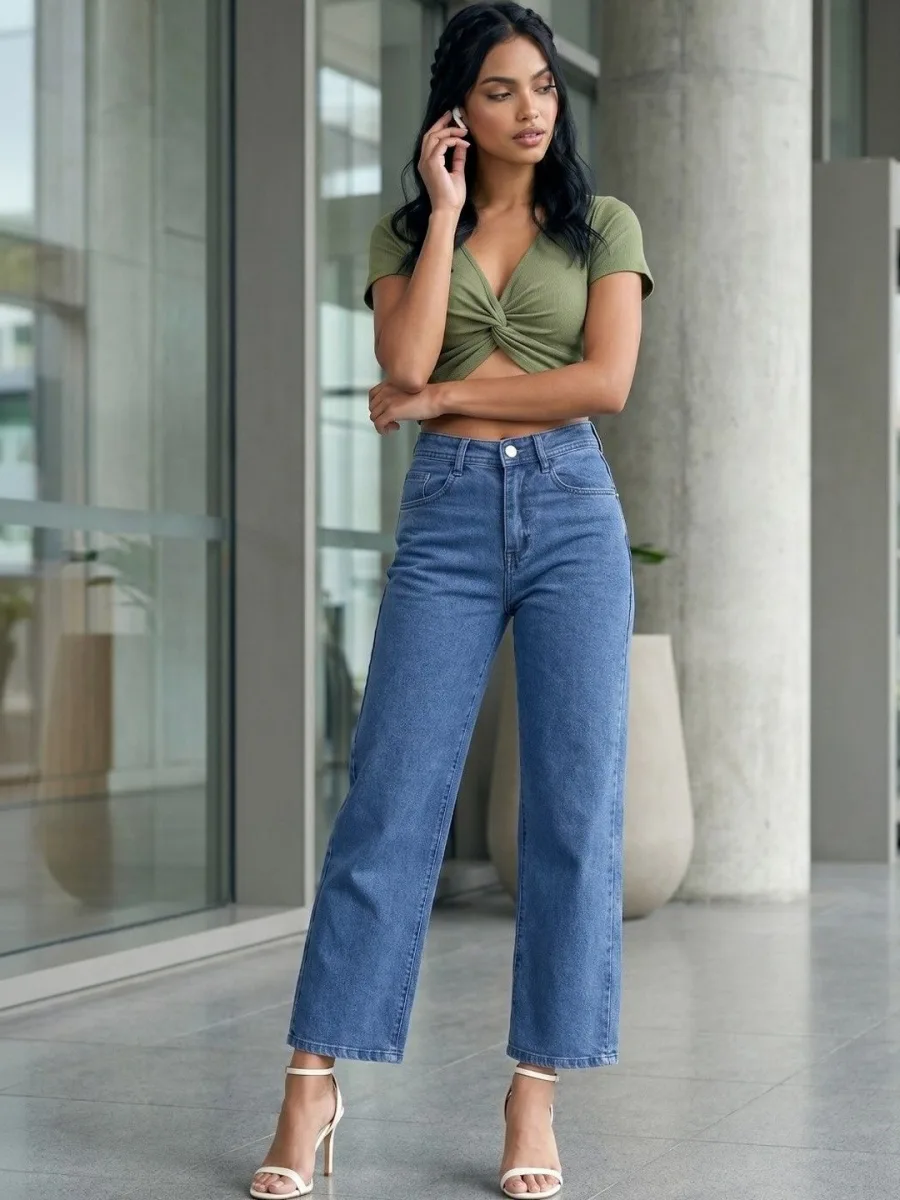 Radiant Bootcut Jeans — Wine