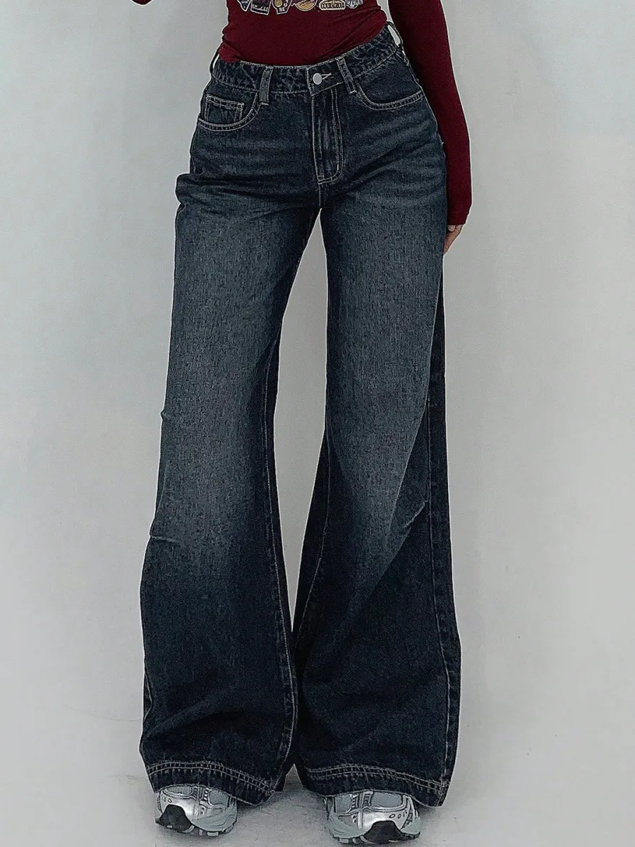 Women Flared High-Rise Jeans