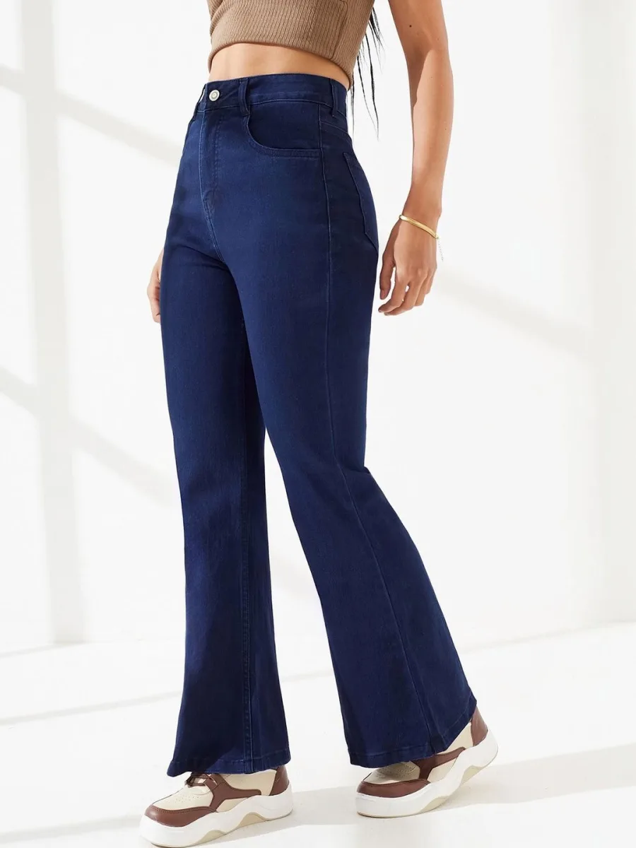 Women Bootcut High-Rise Jeans