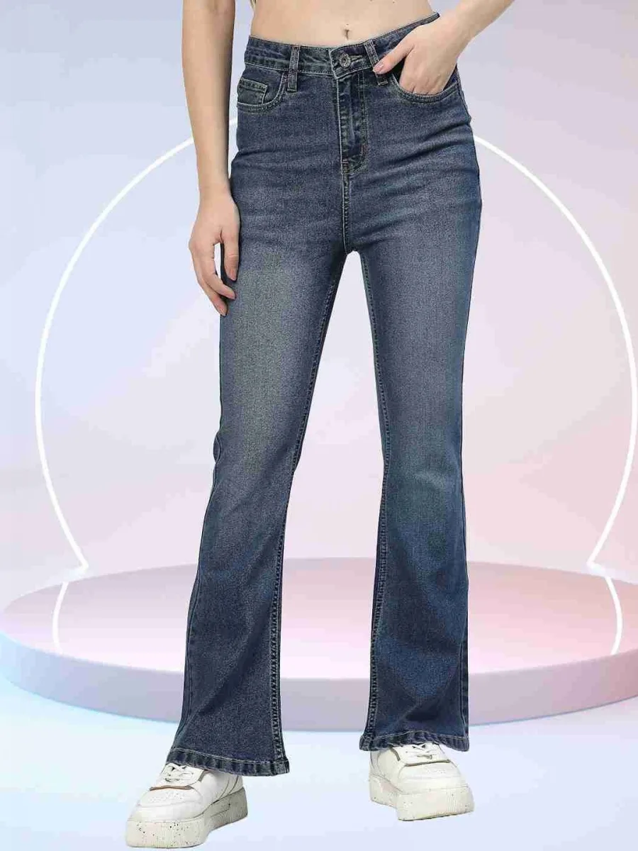 Women Bootcut High-Rise Jeans