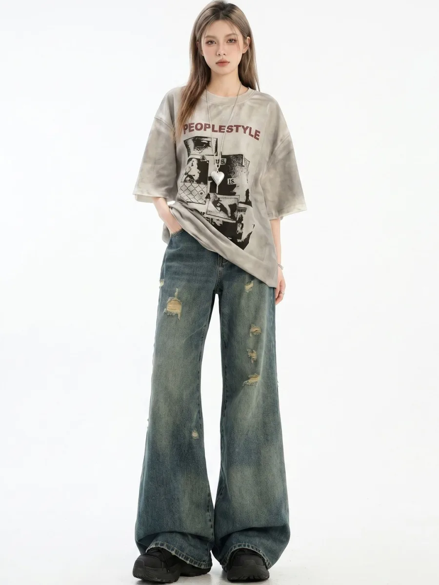 Matte Straight Fit Jeans — Berry