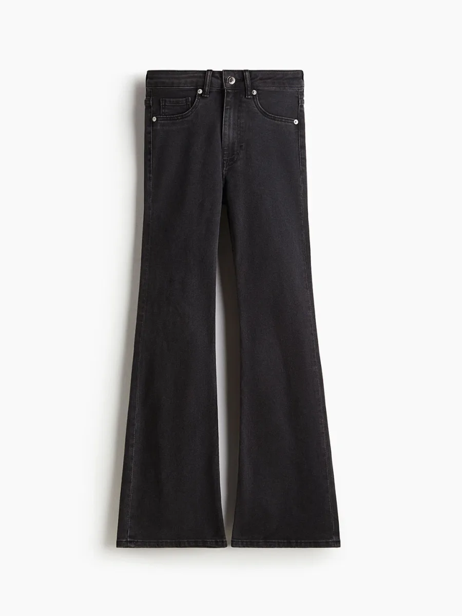 Silky Bootcut Jeans — Rosewood