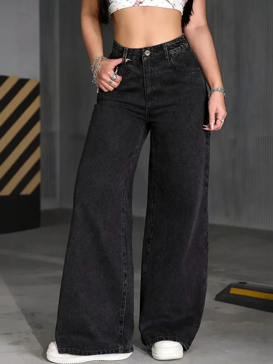 Women Relaxed Fit High-Rise Jeans