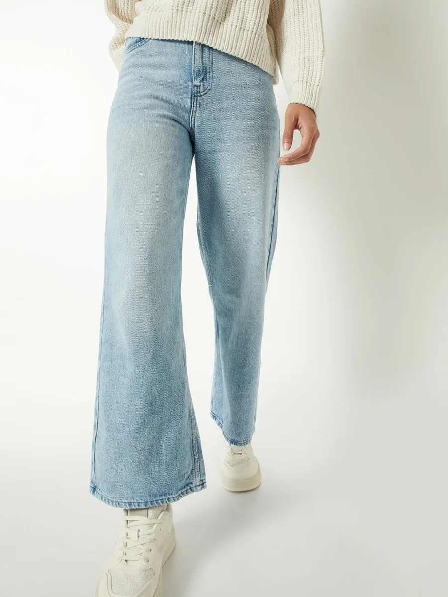 Women Wide Leg Fit Jeans