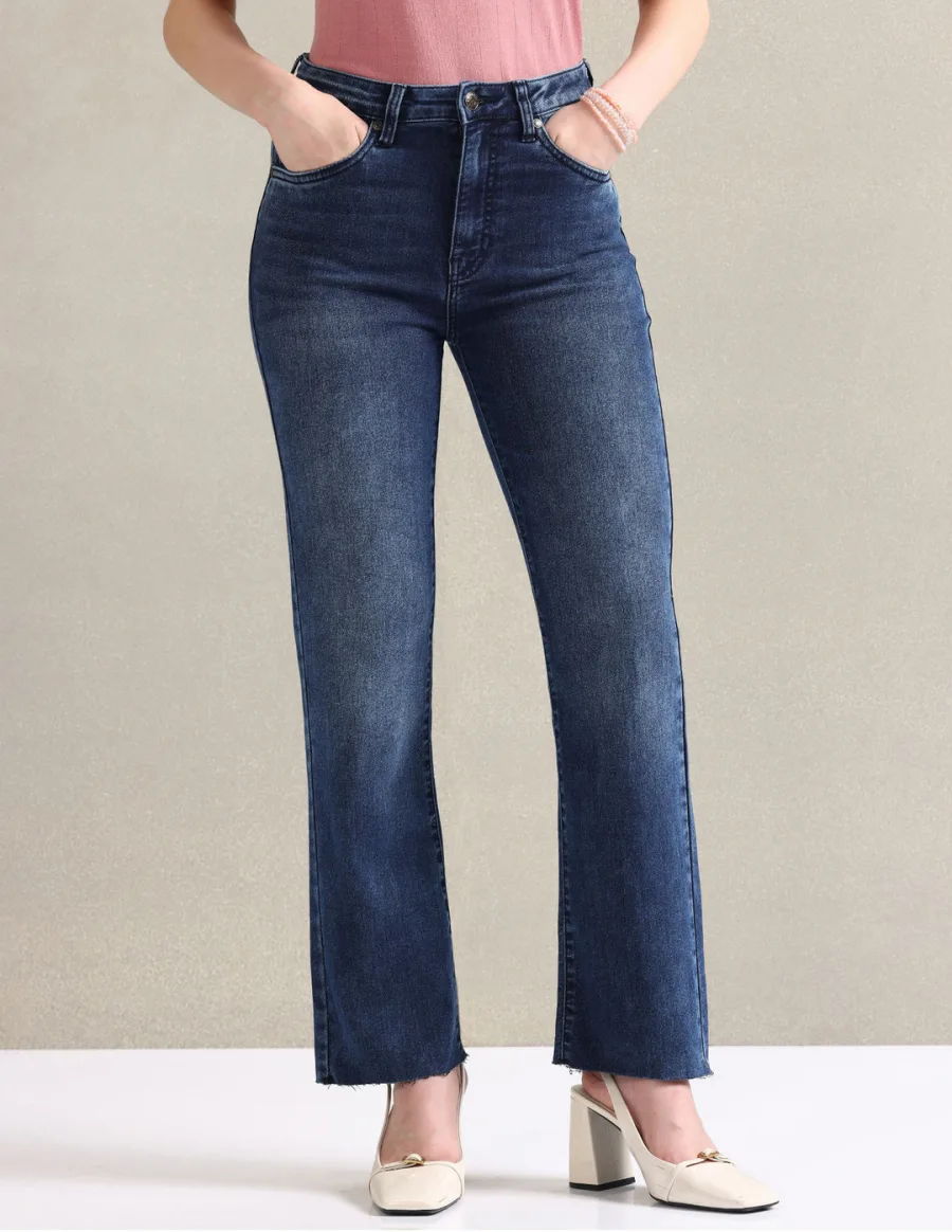 Women High-Rise Cotton Jeans