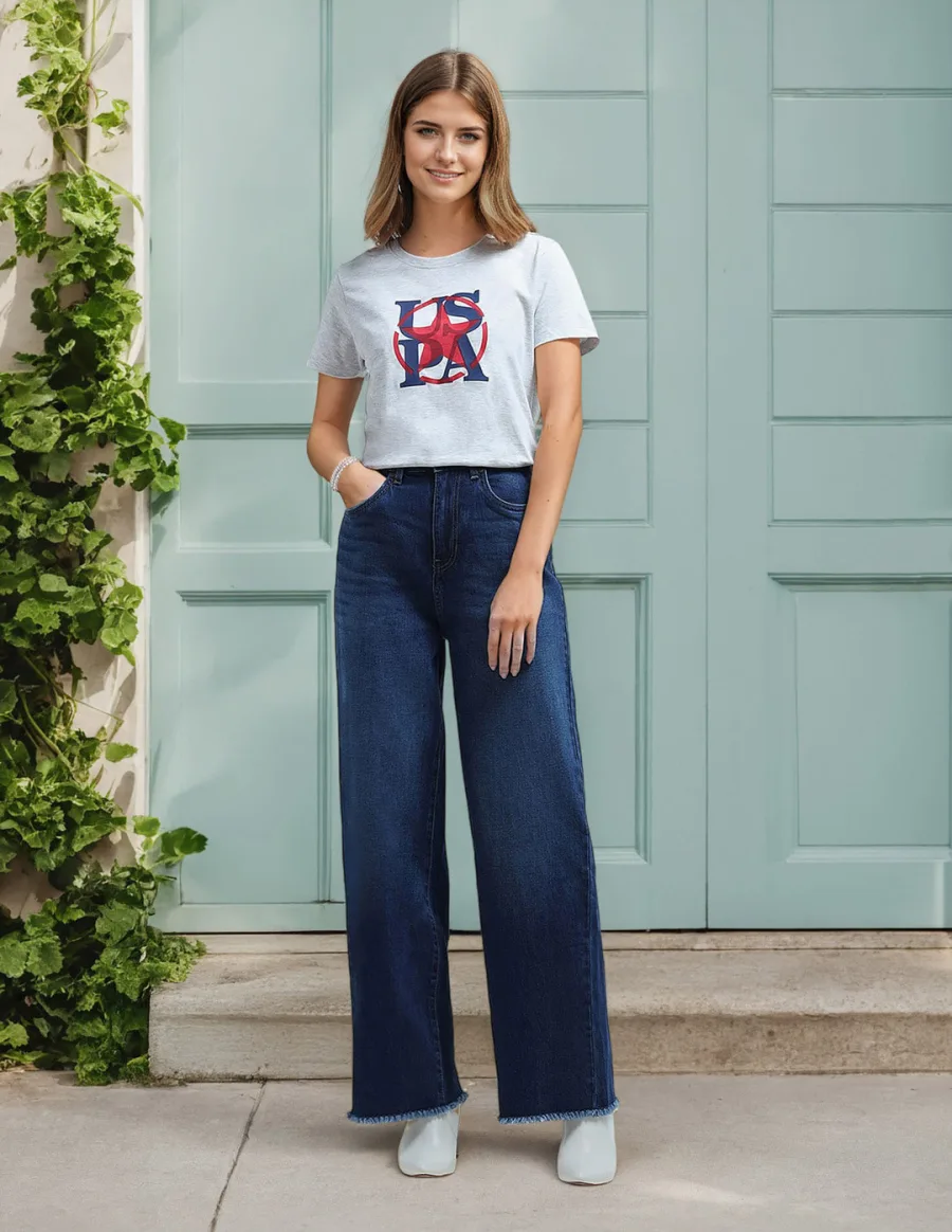 Luxe Bootcut Jeans — Ivory