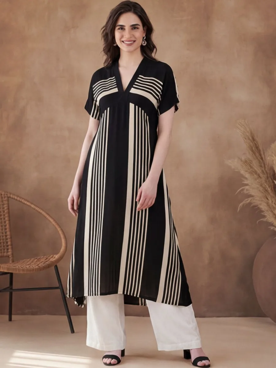 Printed A-Line Kurta