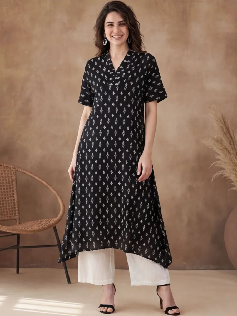 Printed Cotton Kurta