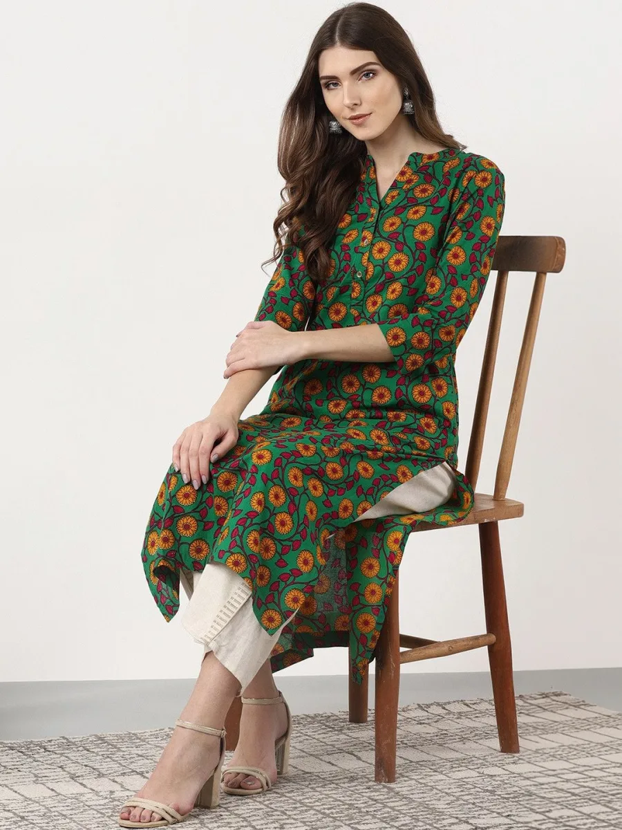 Printed Pure Cotton Kurta