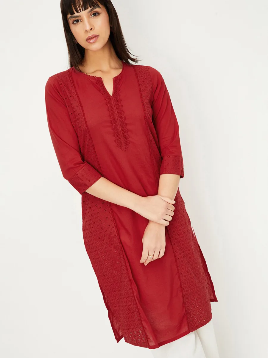 Ethnic Embroidered Kurta