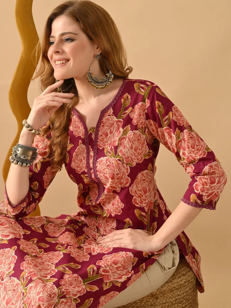 Premium Embroidered Kurta — Ivory