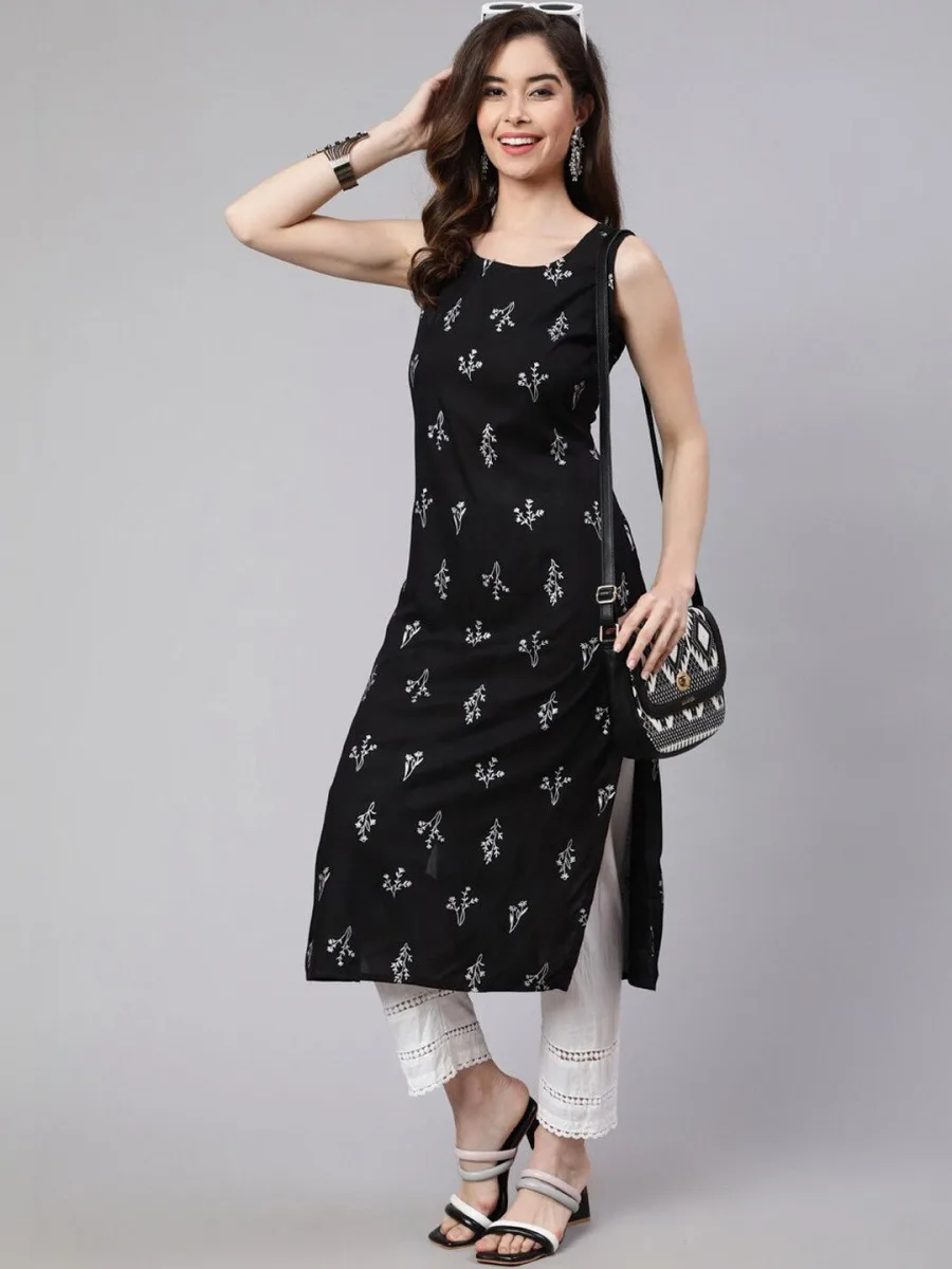 Printed Straight Kurta