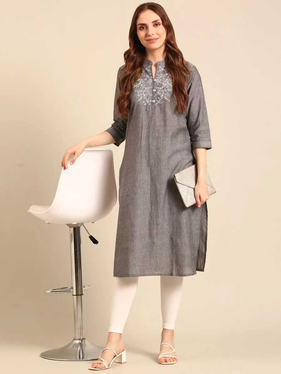 Pure Cotton Straight Kurta