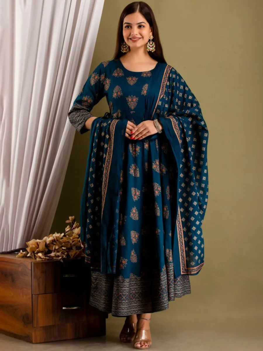 Women Ethnic Motifs Printed Anarkali Kurta