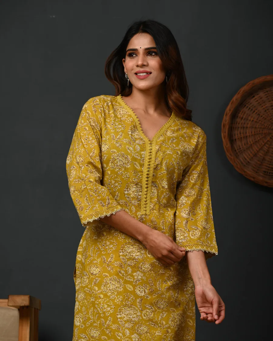 Pure Cotton Straight Kurtas