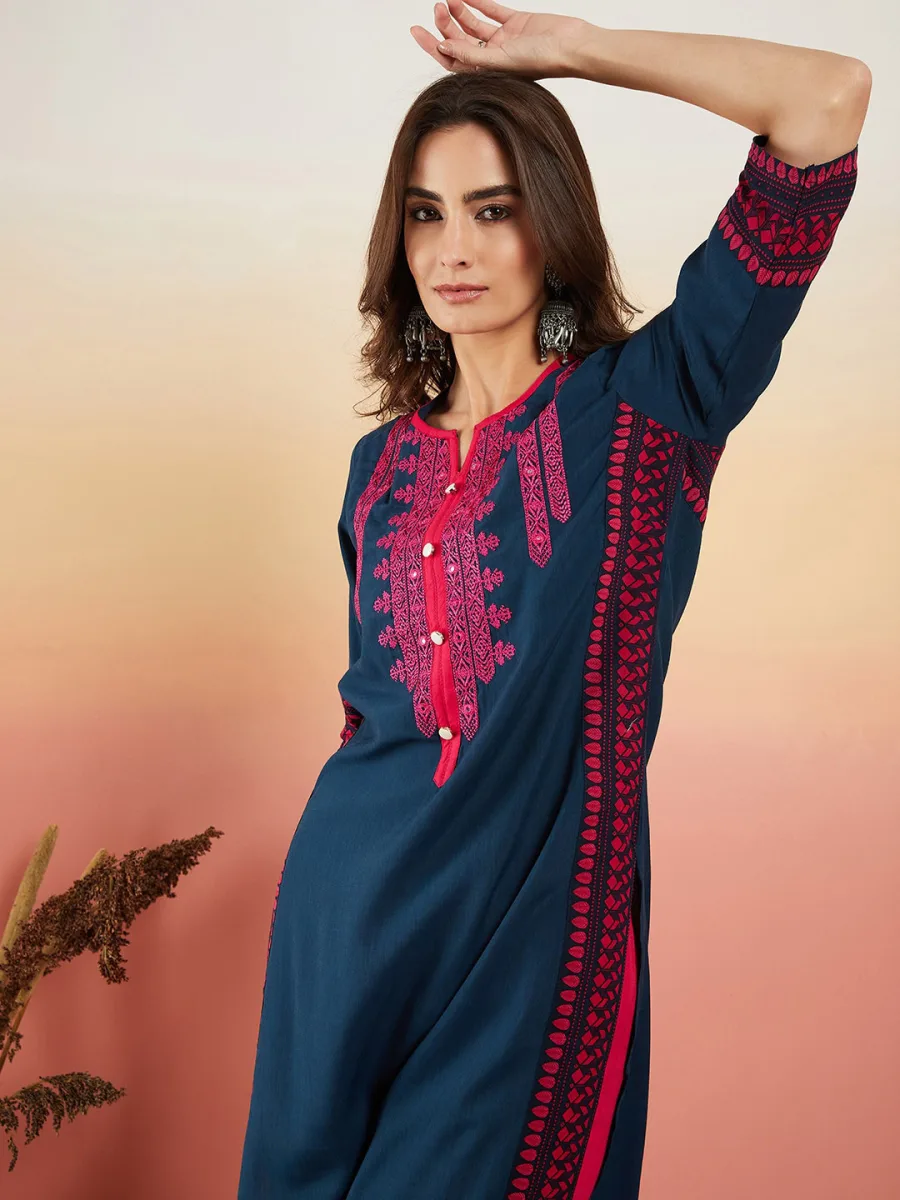 Classic Embroidered Kurta