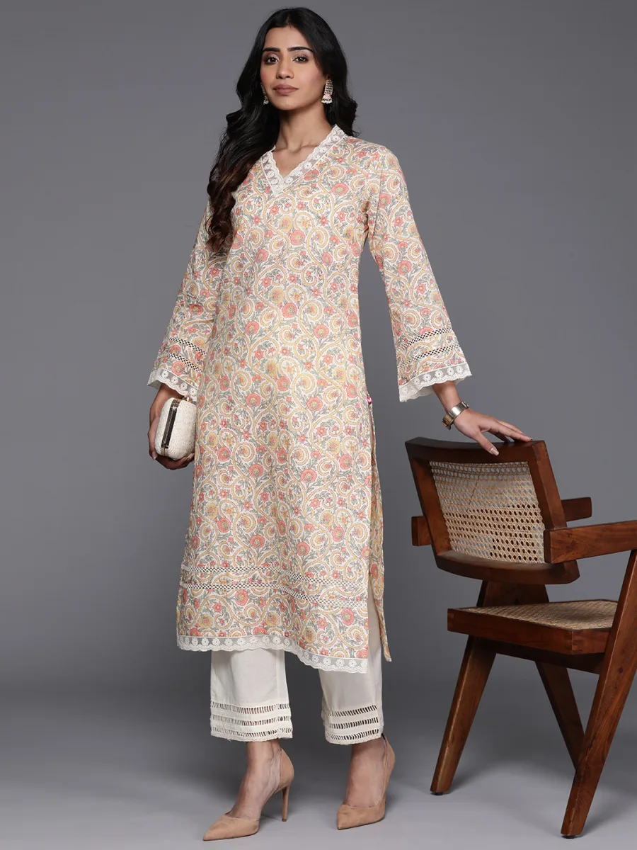 Floral Printed Kurta