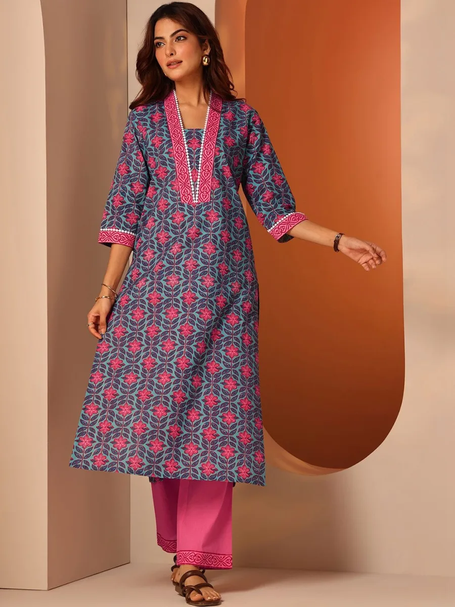 Women Printed Cotton Kurta