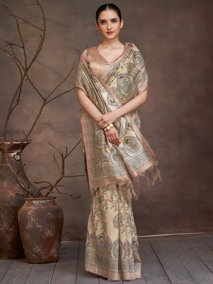 Tie and Dye Banarasi Saree