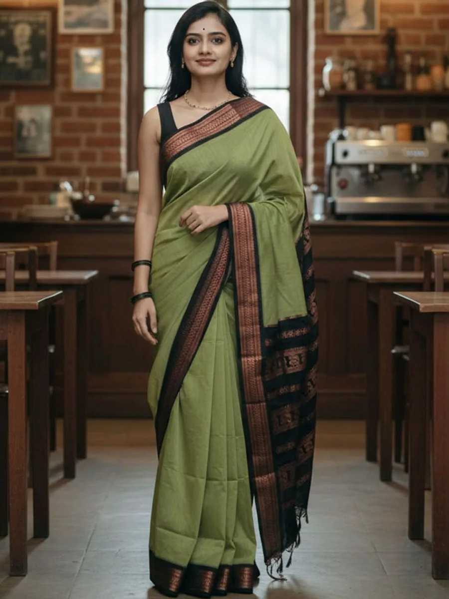 Woven Design Mysore Silk Silk Blend Saree