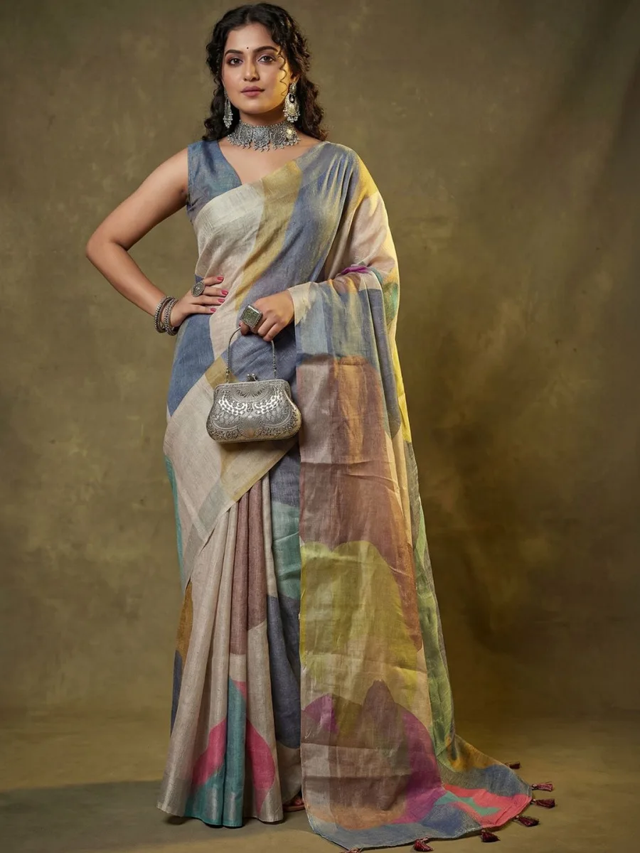 Georgette Saree with Blouse