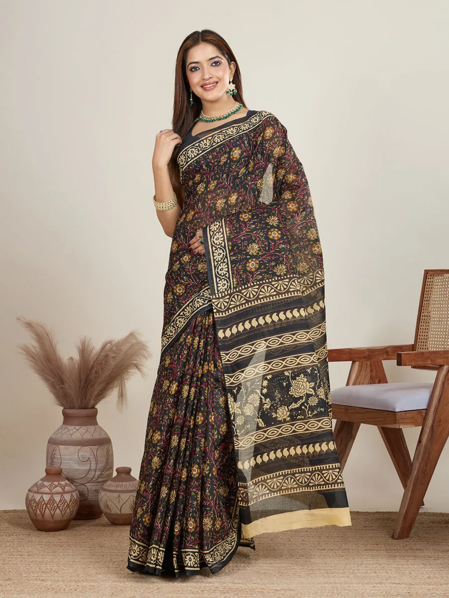 Kalamkari Pure Cotton Saree