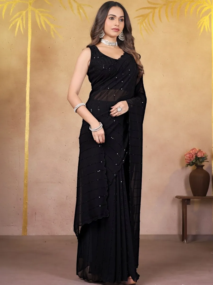 Pure Georgette Saree