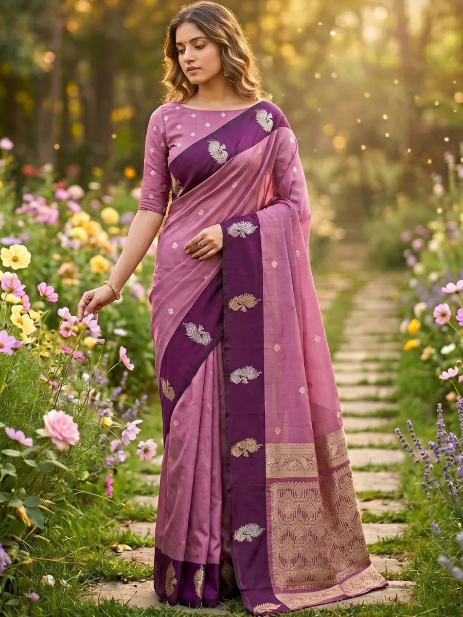Organza Printed Saree